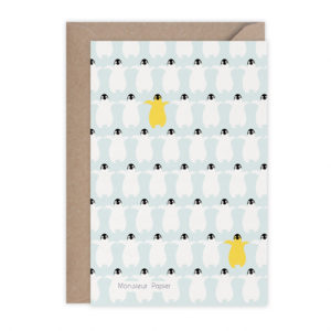 Carte Pingouins – Monsieur Papier