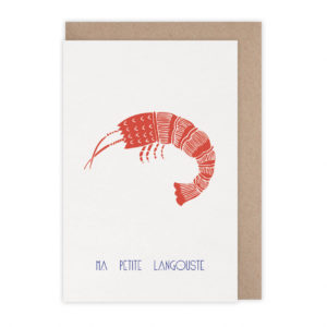 Carte  Langoustine – Monsieur Papier