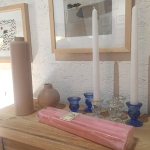 Bougies coniques 30cm rose  – Ciergerie des Prémontrés
