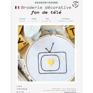 Broderie fan de télé – French Kits