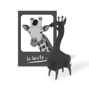 Carte  3D girafe – Agent Paper