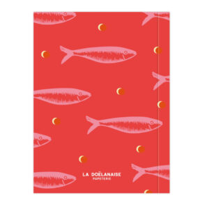 Petit carnet sardine rose